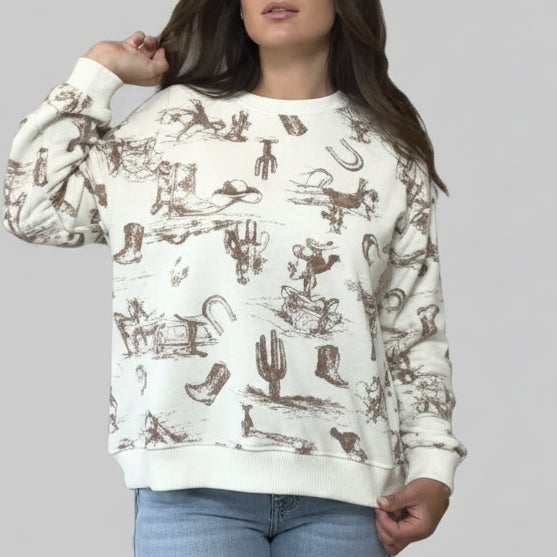 Howdy Honey Crewneck Sweatshirt