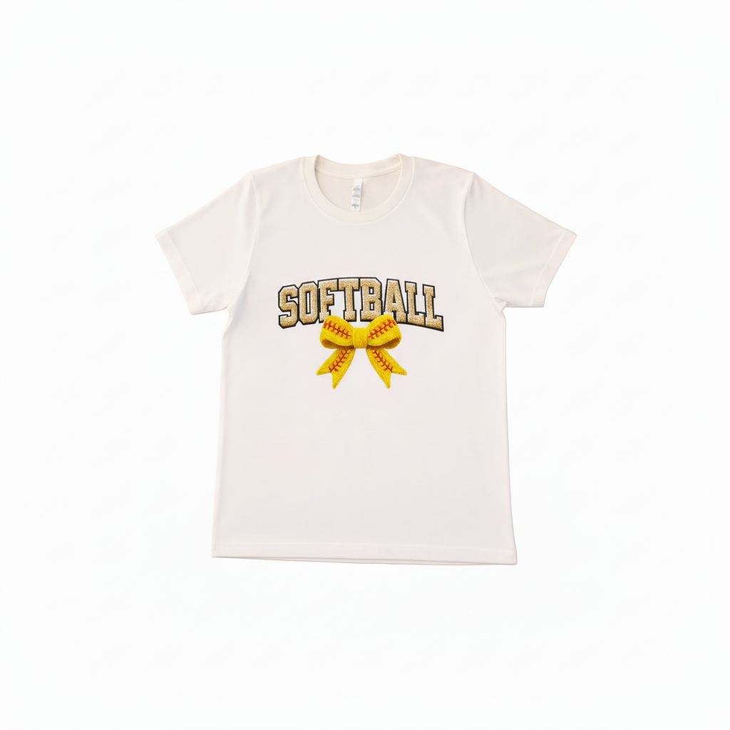 Softball Bow Tee