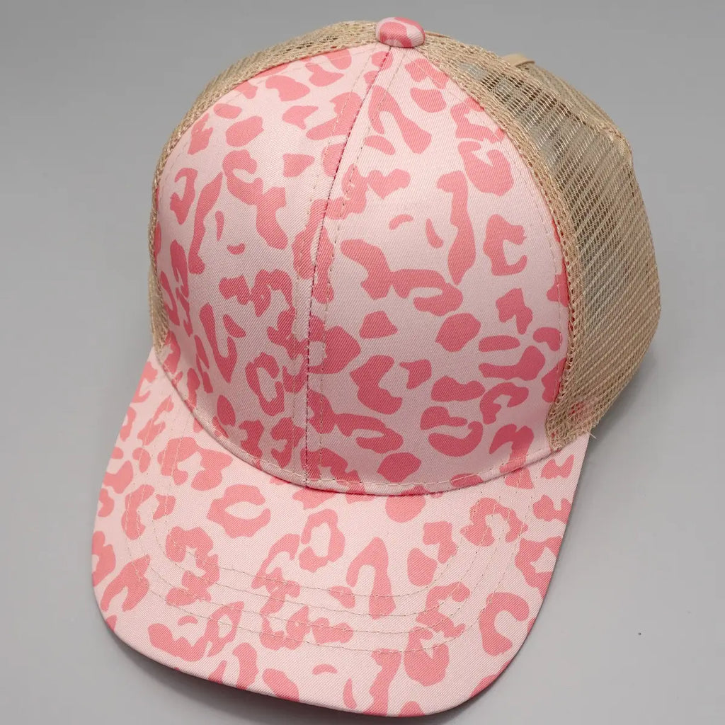Leopard Print Trucker Hat