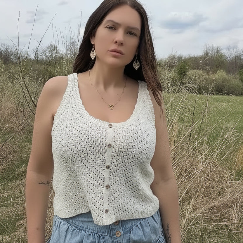 Coastal Breeze Knit Tank