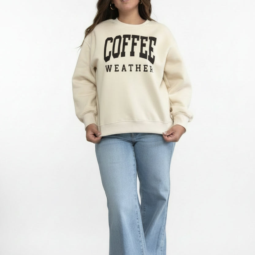 Coffee Weather Crewneck Sweatshirt