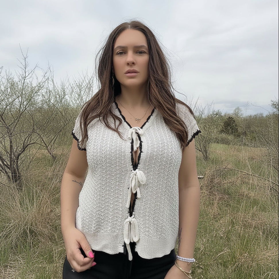 The Sweetheart Tie Top