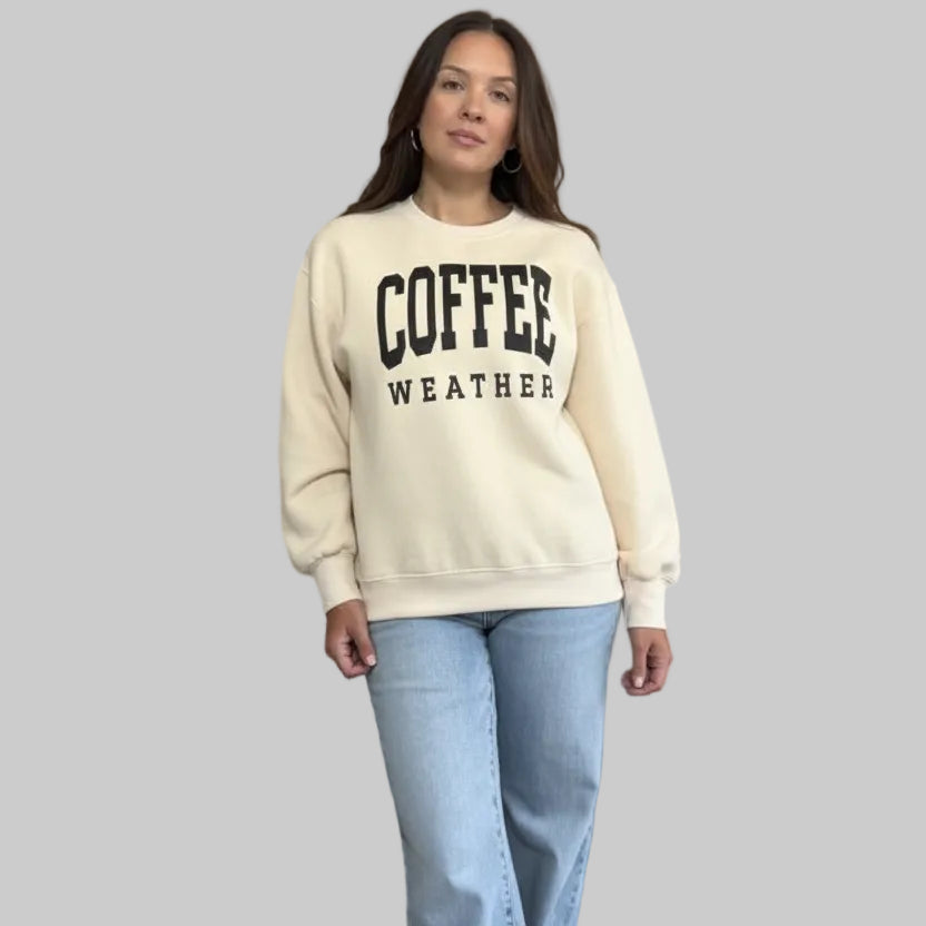 Coffee Weather Crewneck Sweatshirt