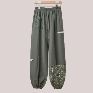 Willow & Sage Patchwork Joggers