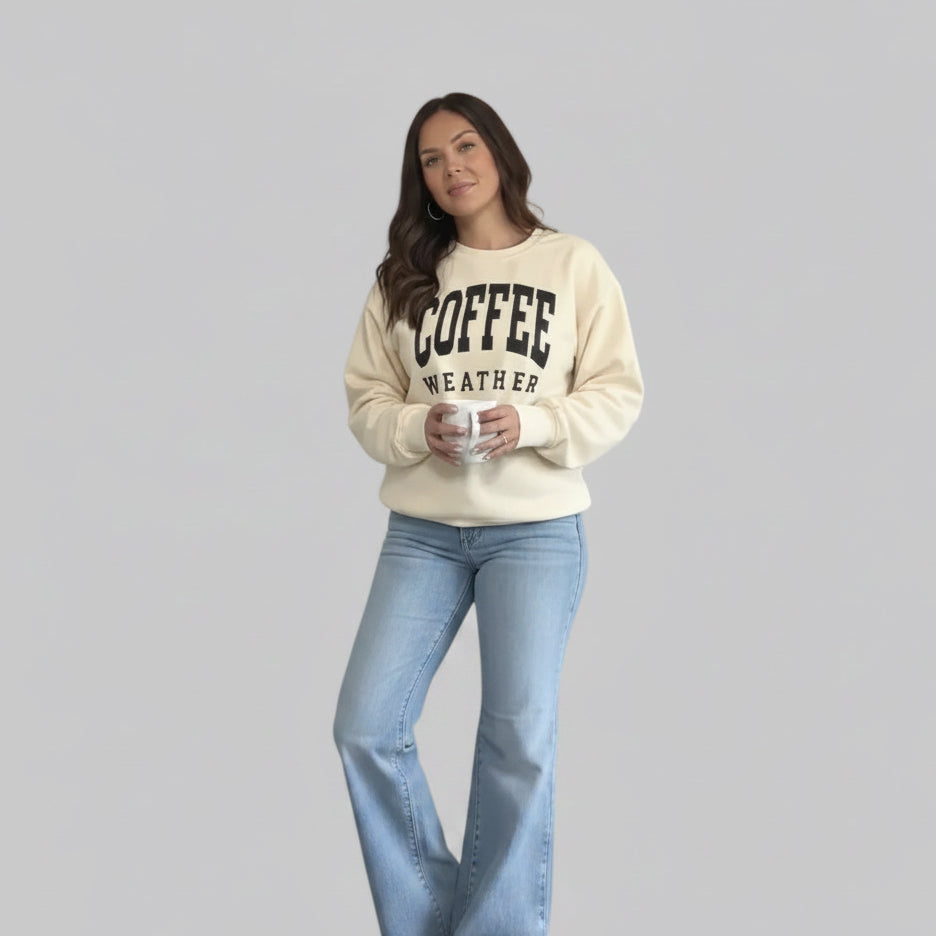Coffee Weather Crewneck Sweatshirt