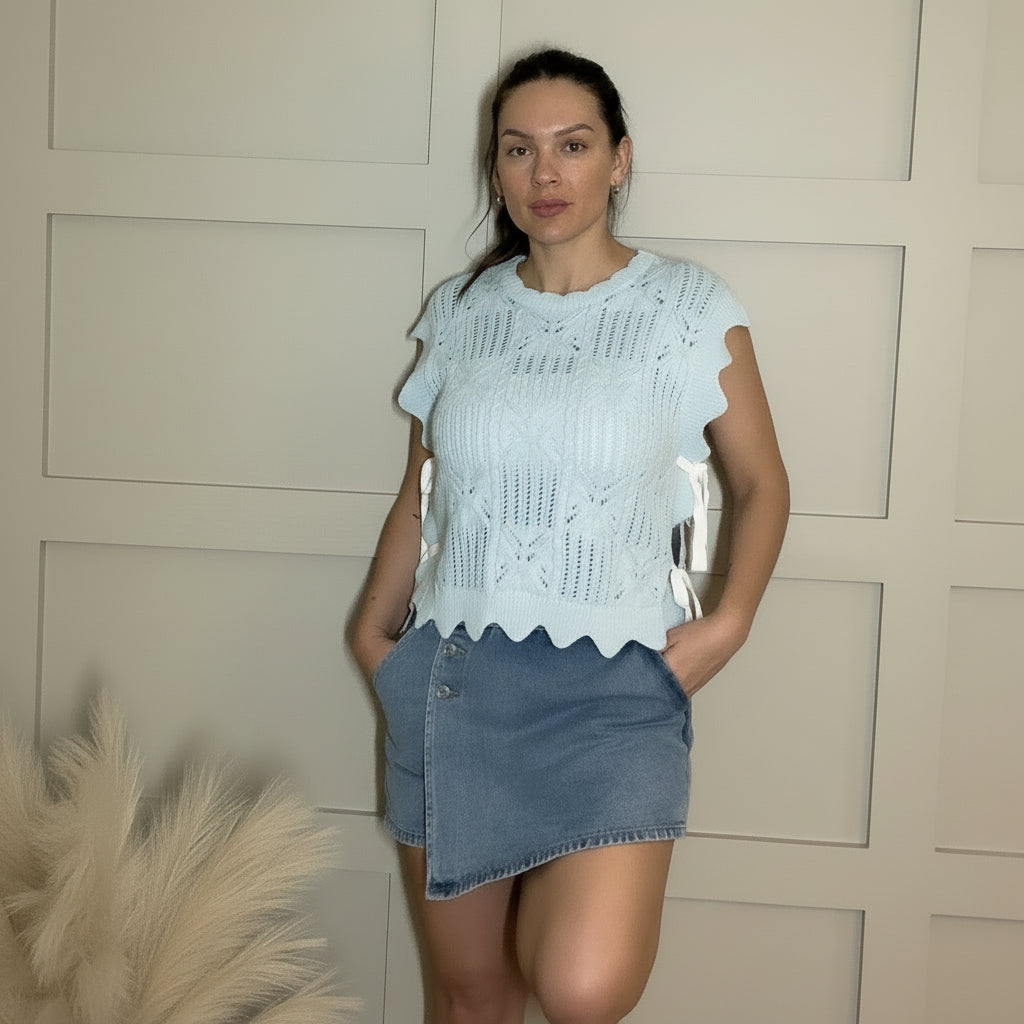 Sugar Cloud Knit Top