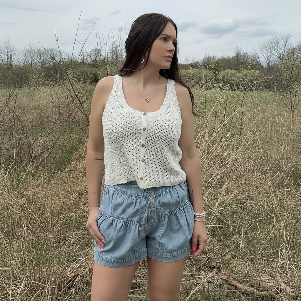 Coastal Breeze Knit Tank