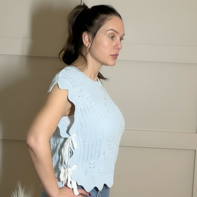 Sugar Cloud Knit Top