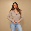 The Sienna Cable Knit Zip-Up