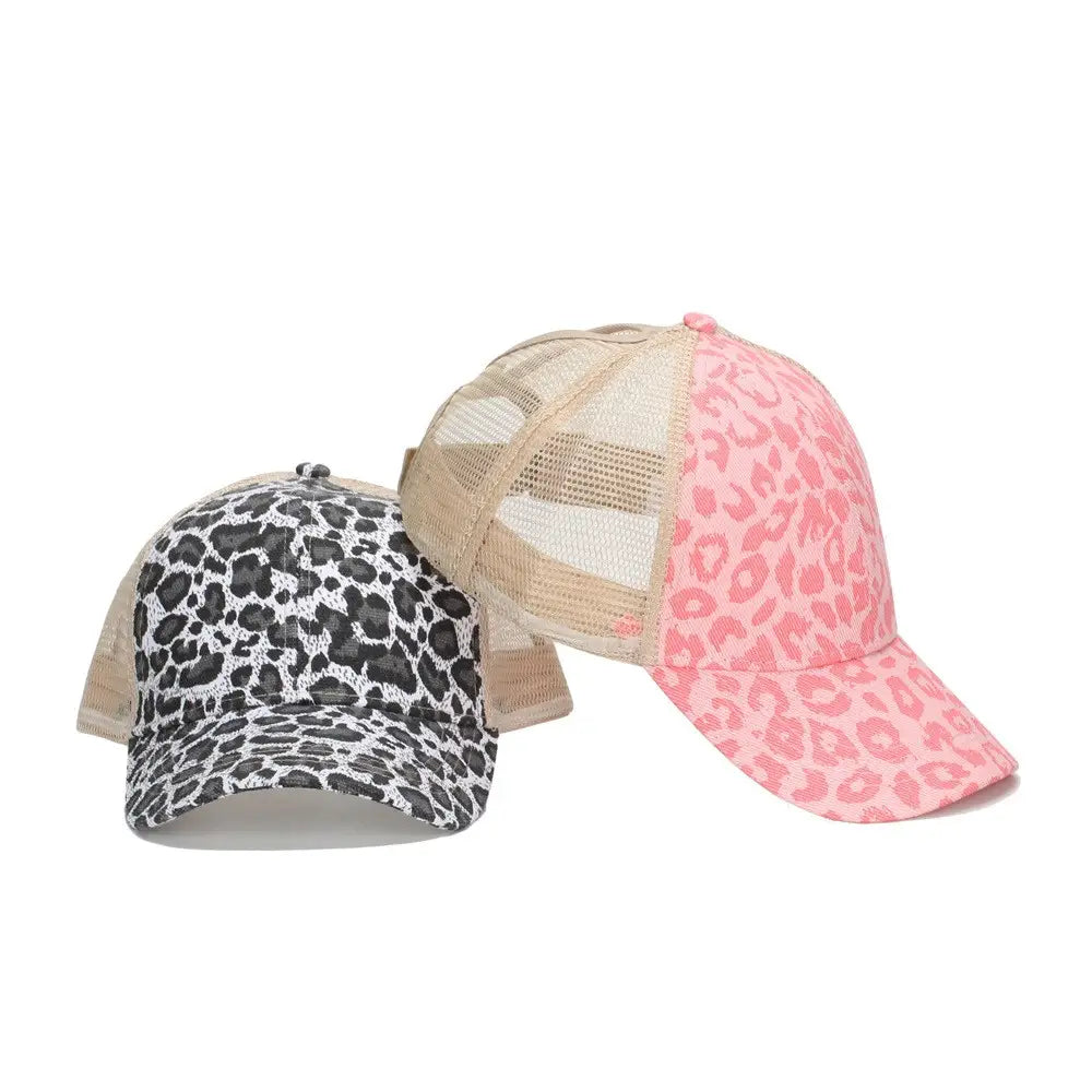 Leopard Print Trucker Hat