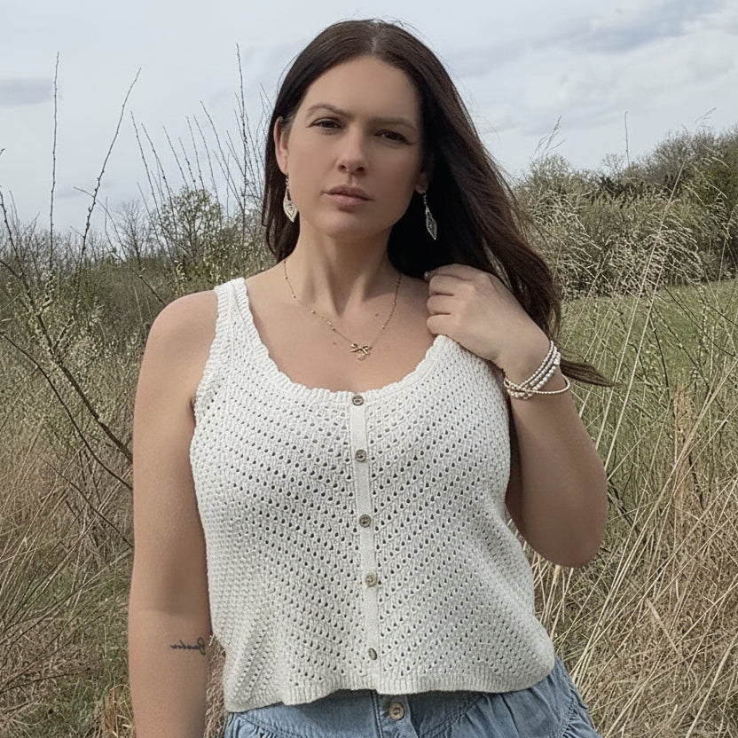Coastal Breeze Knit Tank