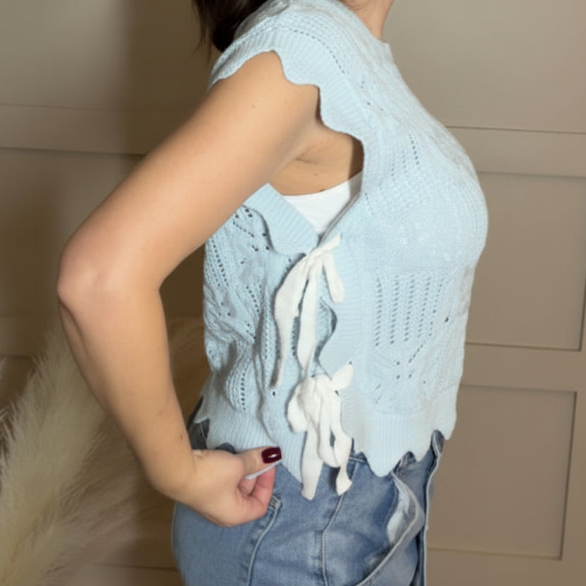 Sugar Cloud Knit Top