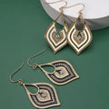 Ivory Bohemian Teardrop Earrings