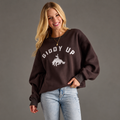Giddy Up & Cozy Oversized Sweatshirt