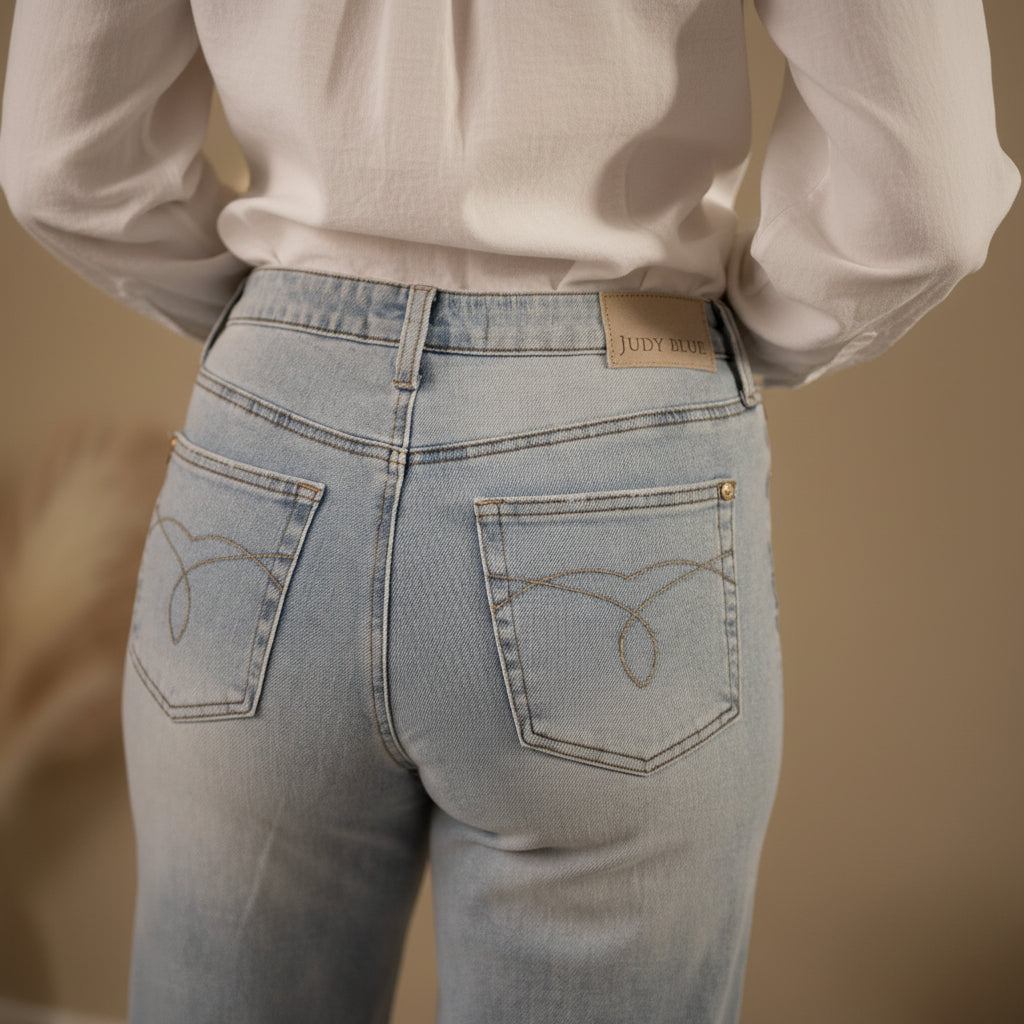 Talk Denim To Me Wide Legs Judy Blue Denim