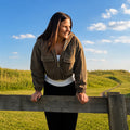 The Olive Aspen Corduroy Cropped Jacket