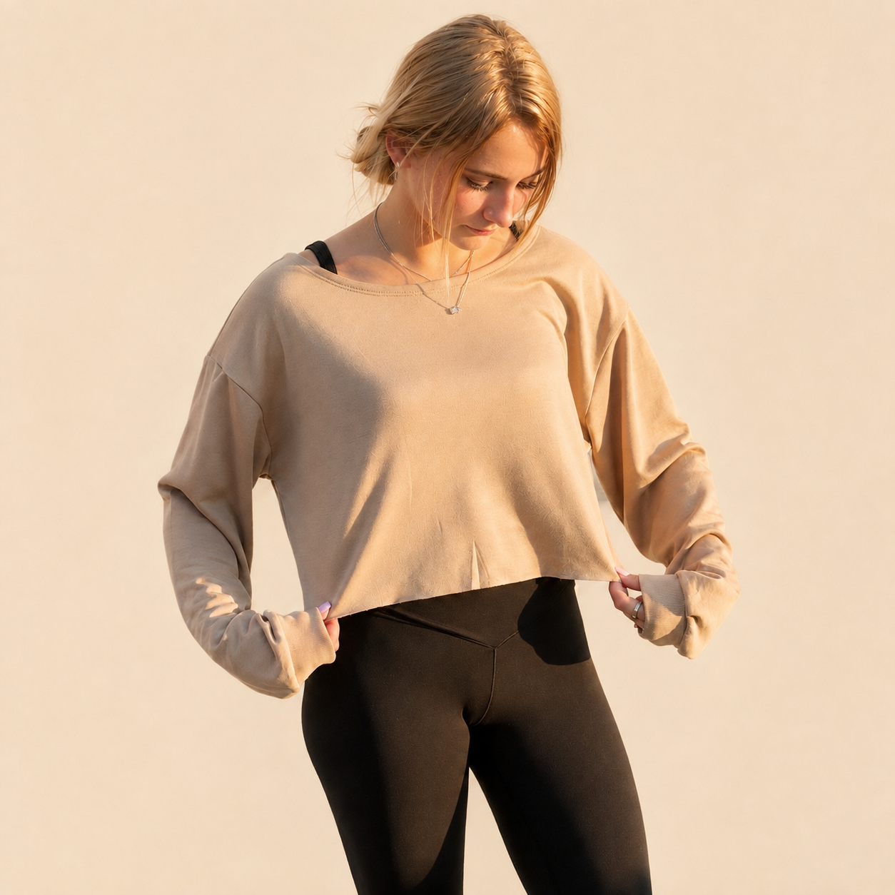 Soft Moments Pullover (Taupe or Sage)