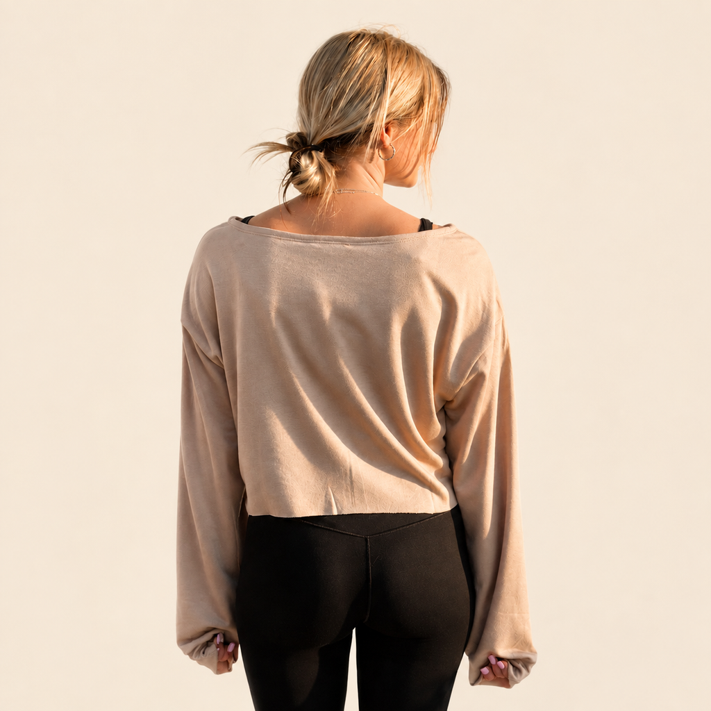 Soft Moments Pullover (Taupe or Sage)