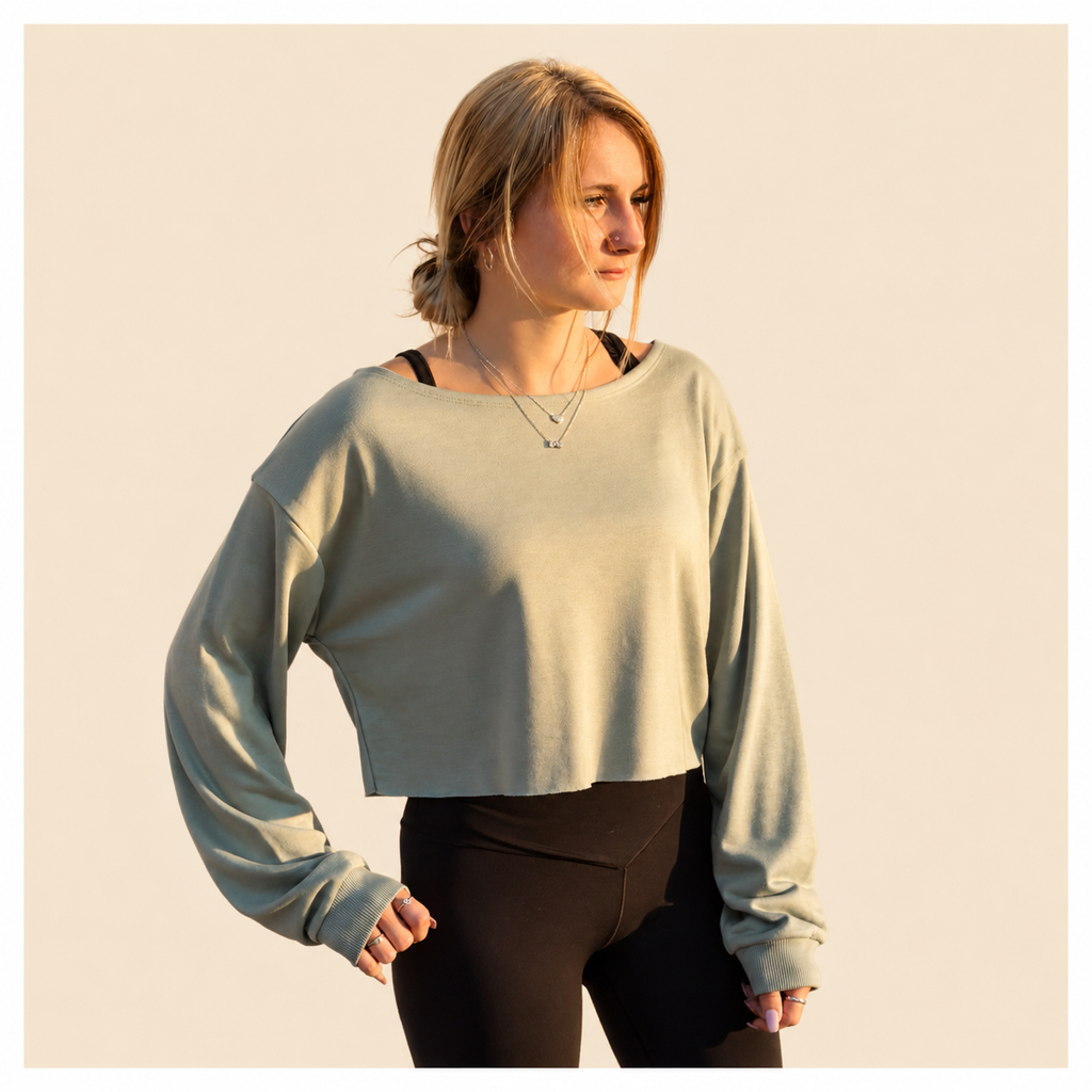 Soft Moments Pullover (Taupe or Sage)