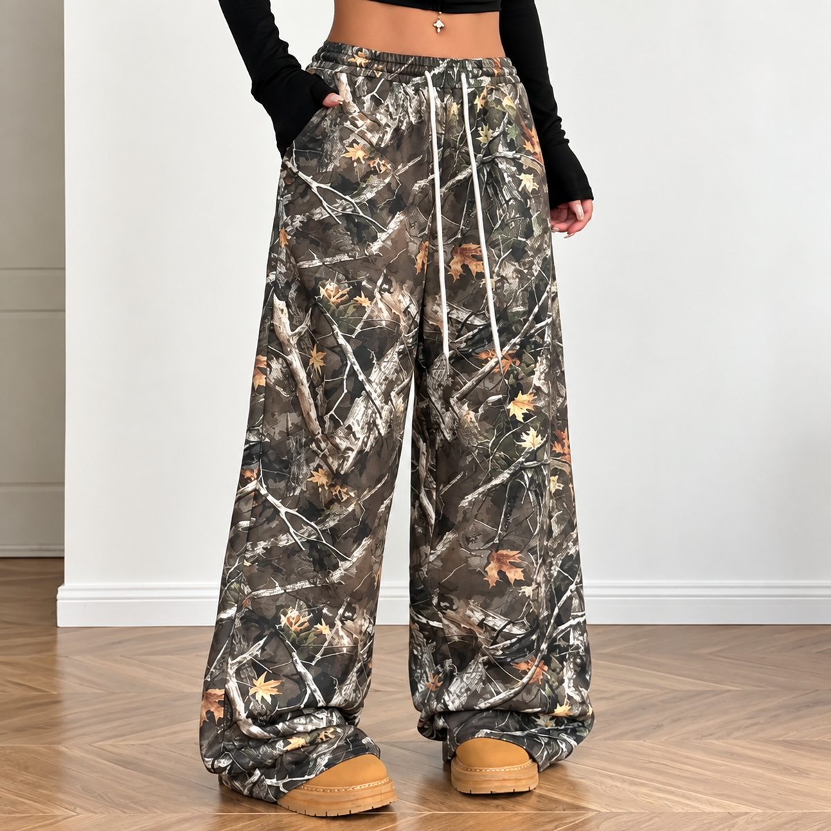 Wildwood Camo Wide Leg Pants