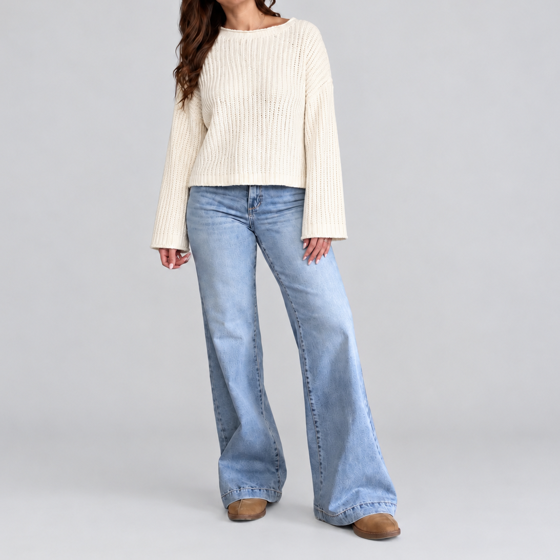 Ivory Daydream Knit Sweater