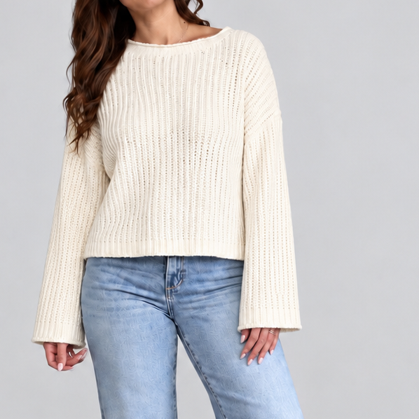 Ivory Daydream Knit Sweater