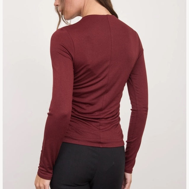 Merlot Muse Ruched Top