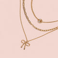 Pretty in Bows Layered Necklace