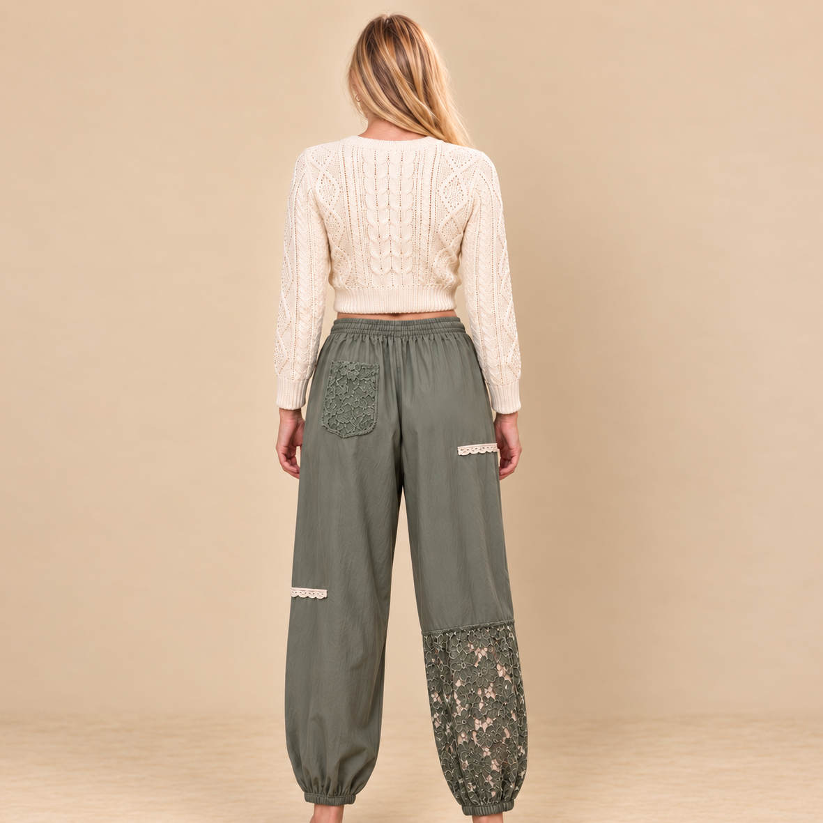 Willow & Sage Patchwork Joggers