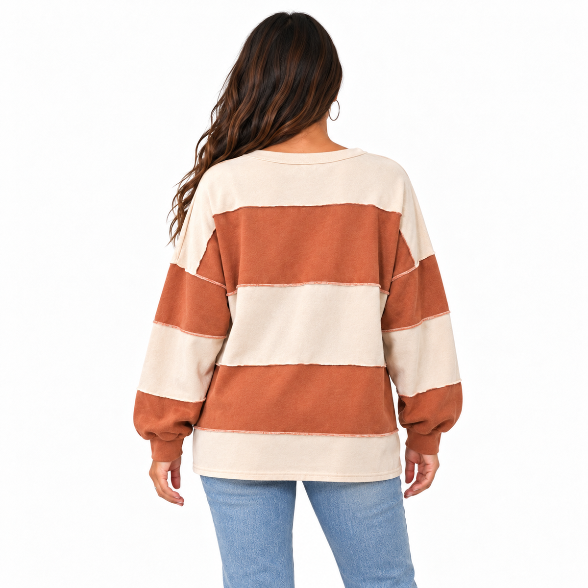 Cinnamon Kiss Striped Pullover