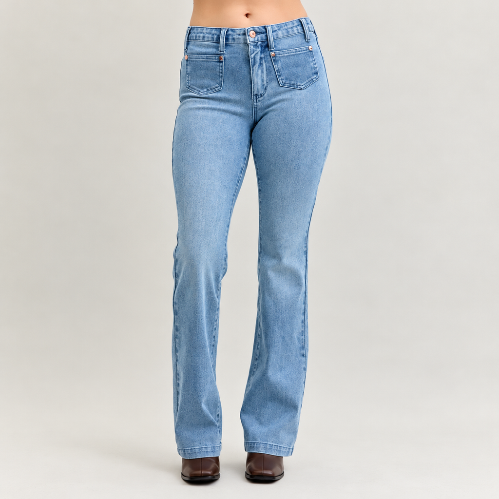 The Hallie mid rise bootcut Judy Blues