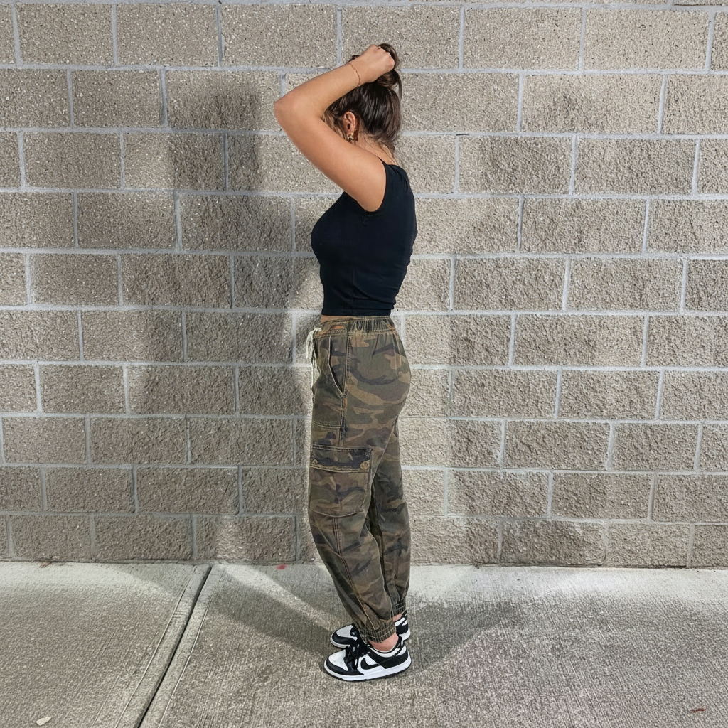 The Brooklynn- Confident Camo Joggers
