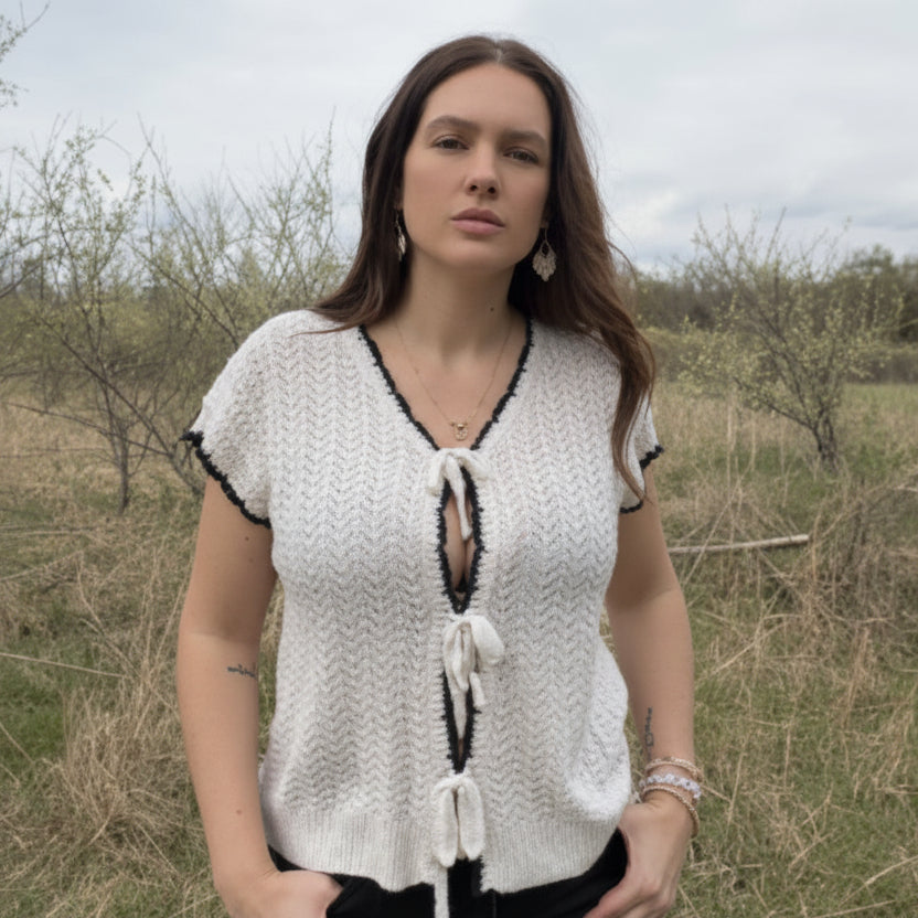 The Sweetheart Tie Top