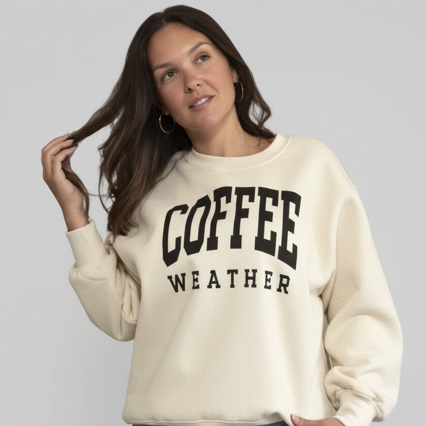 Coffee Weather Crewneck Sweatshirt
