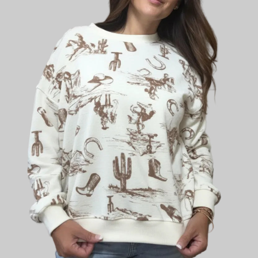 Howdy Honey Crewneck Sweatshirt