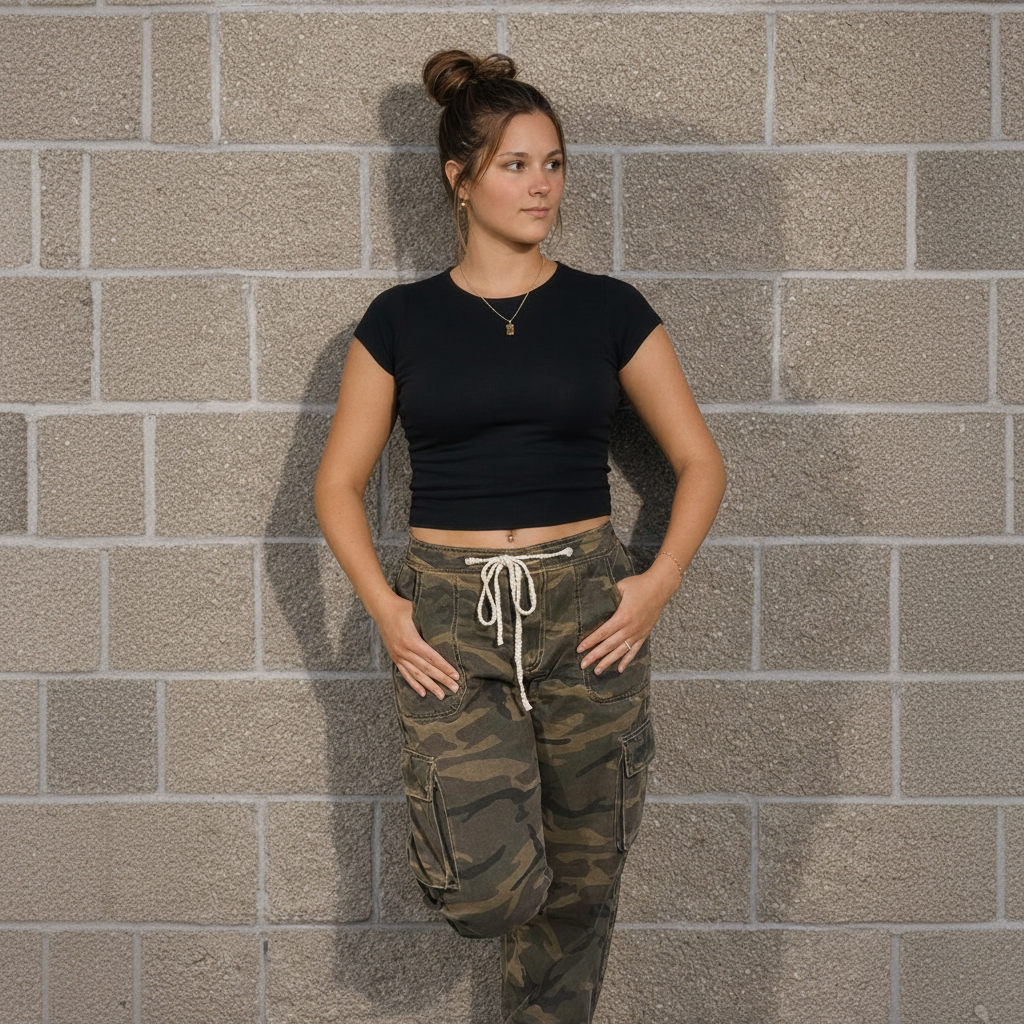 The Brooklynn- Confident Camo Joggers