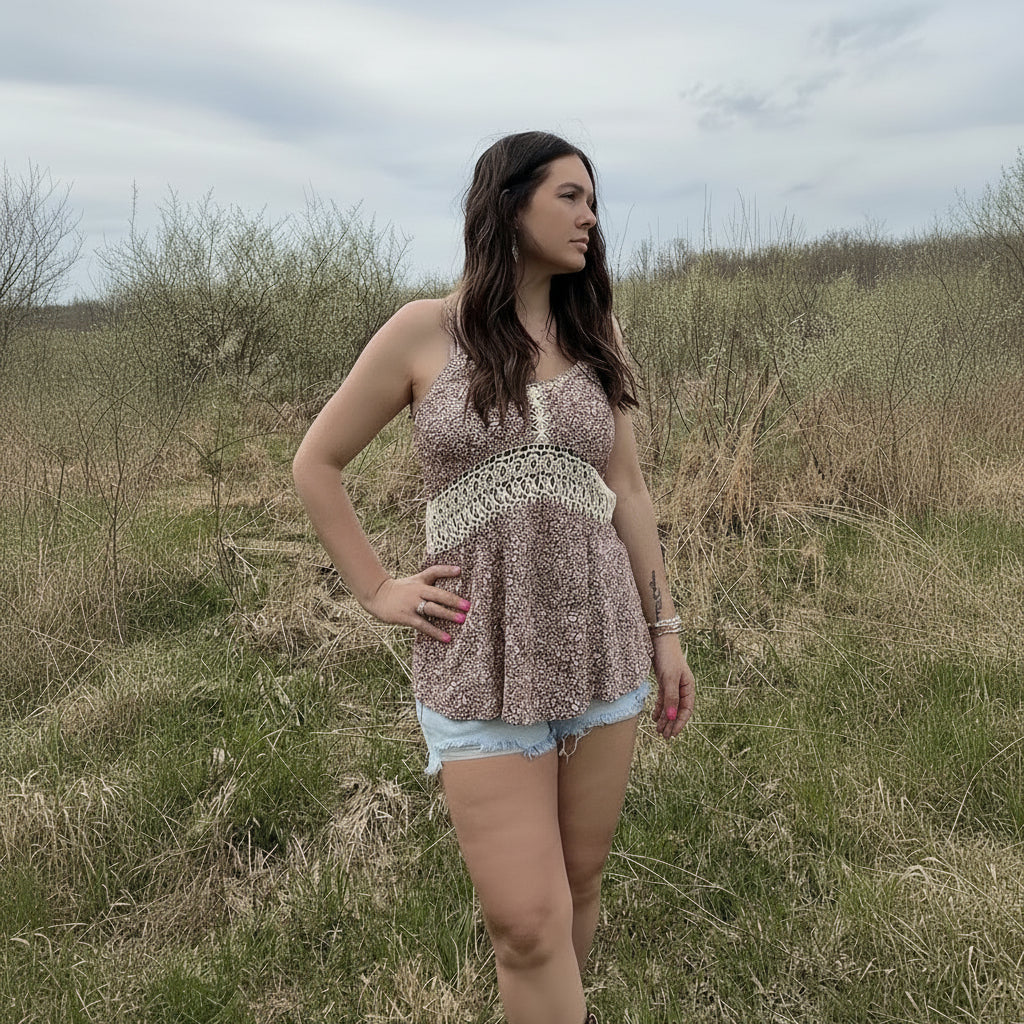 Wildflower Lace Tank
