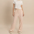 Cabana Cutie Lounge Pants (Red and White Striped)