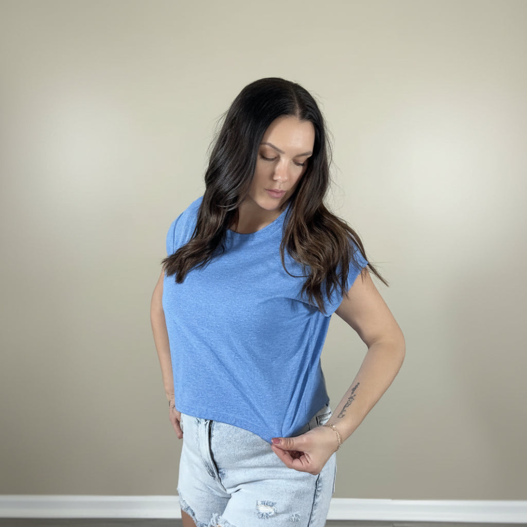 The Everyday Tee In Blue
